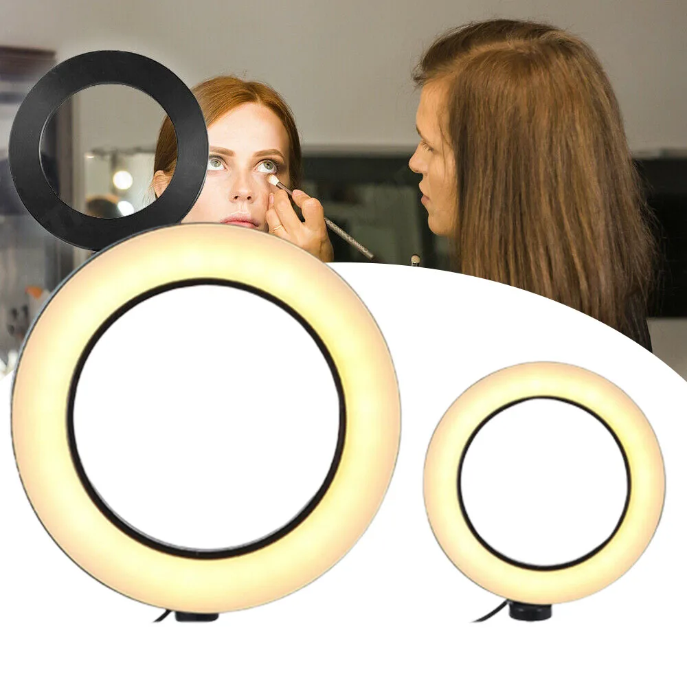 

Studio LED Ring Light Dimmable Lamp YouTube Video Make-up Selfie Camera Phone