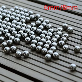

250Pcs 6/8MM Stainless Steel Shooting Fish Slingshot Marble Hoodle Ball Bicycle Bearing Bow Hunting Crossbow