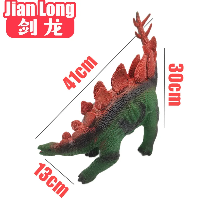 Модель мягкая Silcone динозавр игрушка Дети T-Rex кукла звук делая большой размер пластиковая модель животного