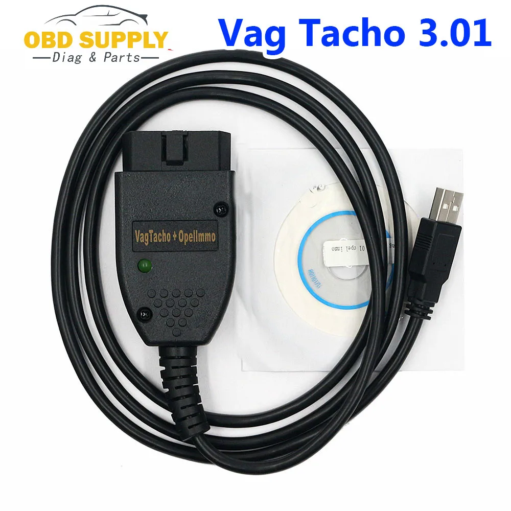 2019 Новый Vag Tacho 3 01 USB диагностические кабели VAG OBD2 сканирующее устройство для Opel