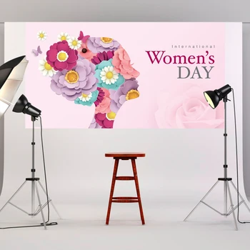 

Mother Day Flowers Theme Background Cloth Home Tablecloth Photo Props Backdrop Photographic Background Cloth Present