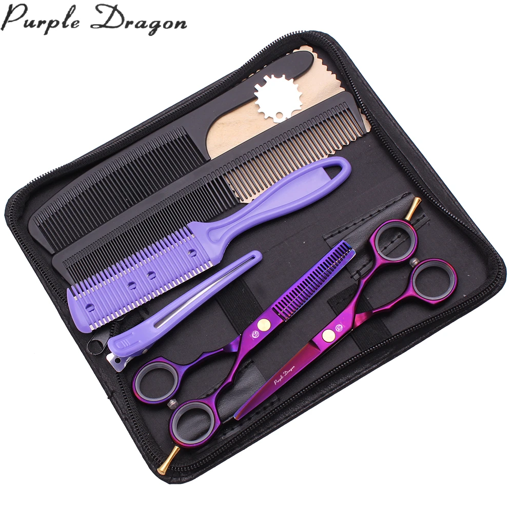 purple dragon scissors set