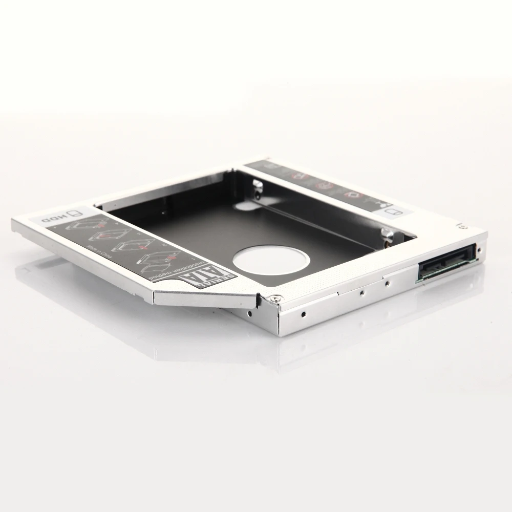 SATA 12 7 мм 2-й второй HDD SSD жесткий диск Оптический bay Caddy рамка Корпус адаптер для Acer