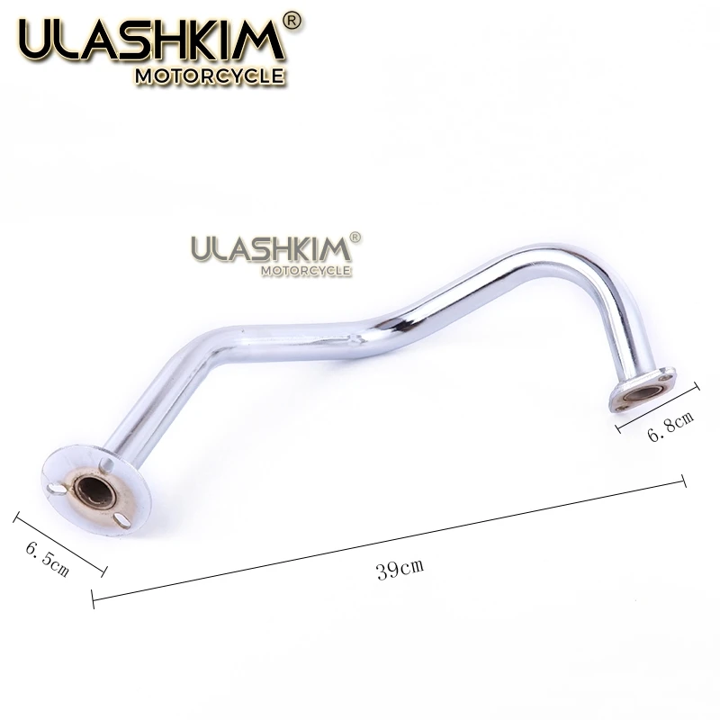

GY6 50cc 139qmb 139qma contact pipe EXHAUST PIPE Universal Scooter Motorcycle Exhaust Muffler Contact pipe To Engine GY6 50 80