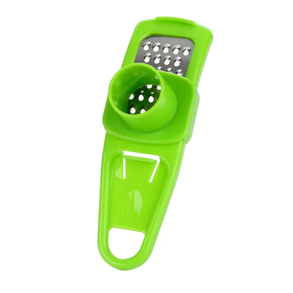

Stainless Steel PP Kitchen Pressing Ginger Garlic Slicer Grinding Tool Magic Peeler Slicer Cutter Grater Planer Accessories