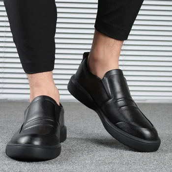 

Black Man Dress Shoe Mens Oxford Shoes for Men Genuine Leather Formal Shoes Wedding Business Men Office Shoes Zapatos Italianos
