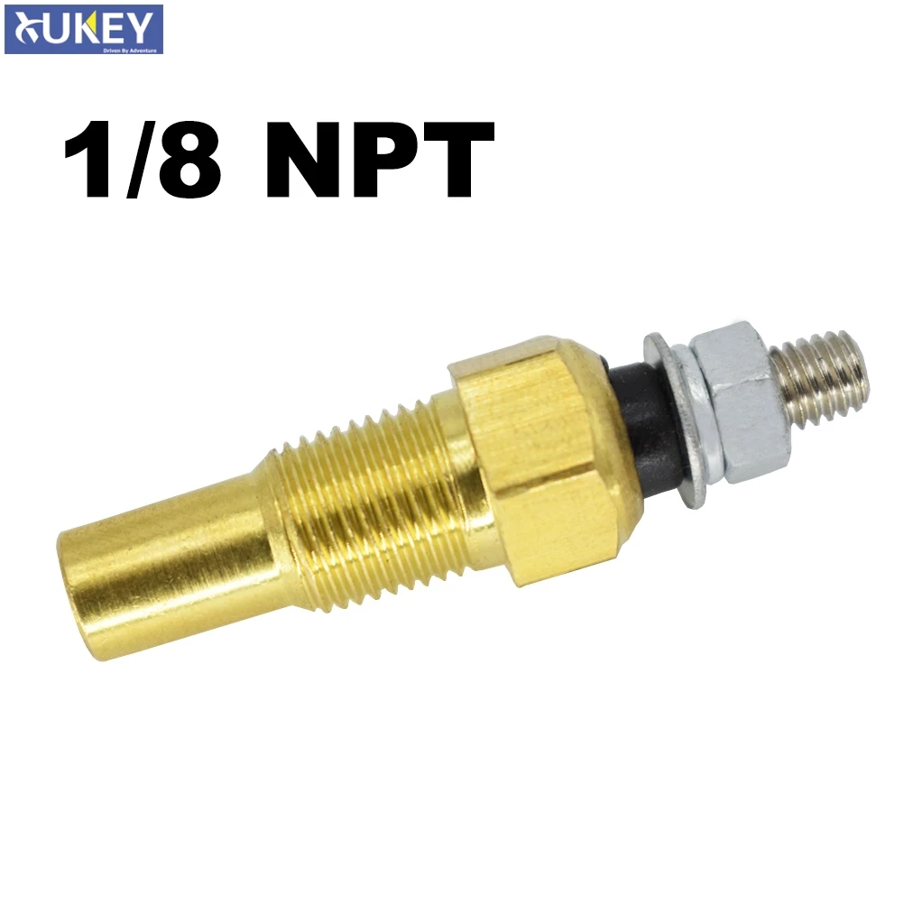 Temperature Sensor Oil Water Temperature Temp 1/8 NPT Sensor Unit Sender Electric Gauge Universal