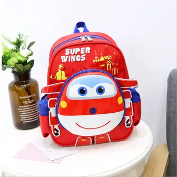 

Hot superwings Three-dime School Bag Children Boys Backpacks Kindergarten backpack for girls Kid Cartoon School Bag for Kids