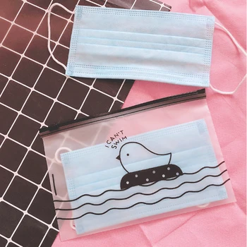 

Mask Storage Box Temporary Clip 5pcs Snacks Bag Mask Storage Bags Dustproof Buckle Bag Hotel Kitchen Zipper Bag