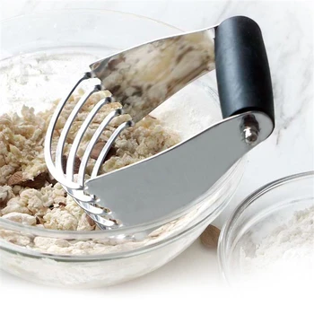 

60 pcs Dough Blender Professional Pastry Cutter Stainless Steel Egg Flour Cheese Mixer Whisk Kitchen Accessories Wholesale