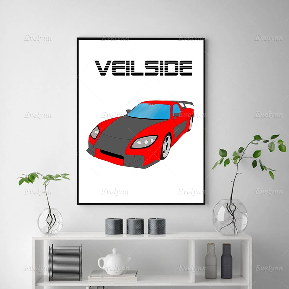 RX-7 絵画 A4サイズ VeilSide 通信販売サイト おもちゃ・ホビー