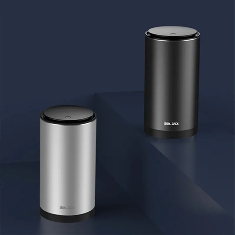 Car Trash Can Alloy Garbage Can Car Dustbin Waste Rubbish Bin Storage Holder Bag Interior Accessories With Garbage Bag