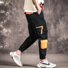 Mens Camouflage Tactical Cargo Pants Men Joggers Boost Military Casual Cotton Pants Hip Hop Ribbon Male army Trousers