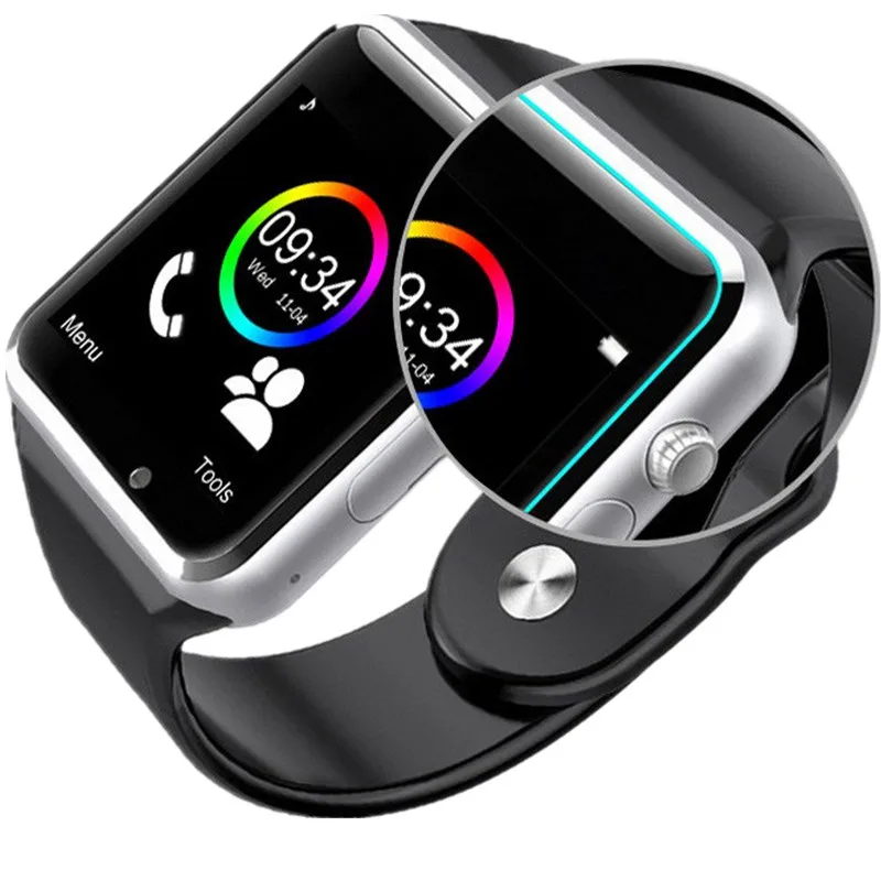 

Hot A1 Men Women Smart Watch HD Record Support SIM Card Smart Reminder Pedometer Camera Bluetooth Smartwatch for Android Phone