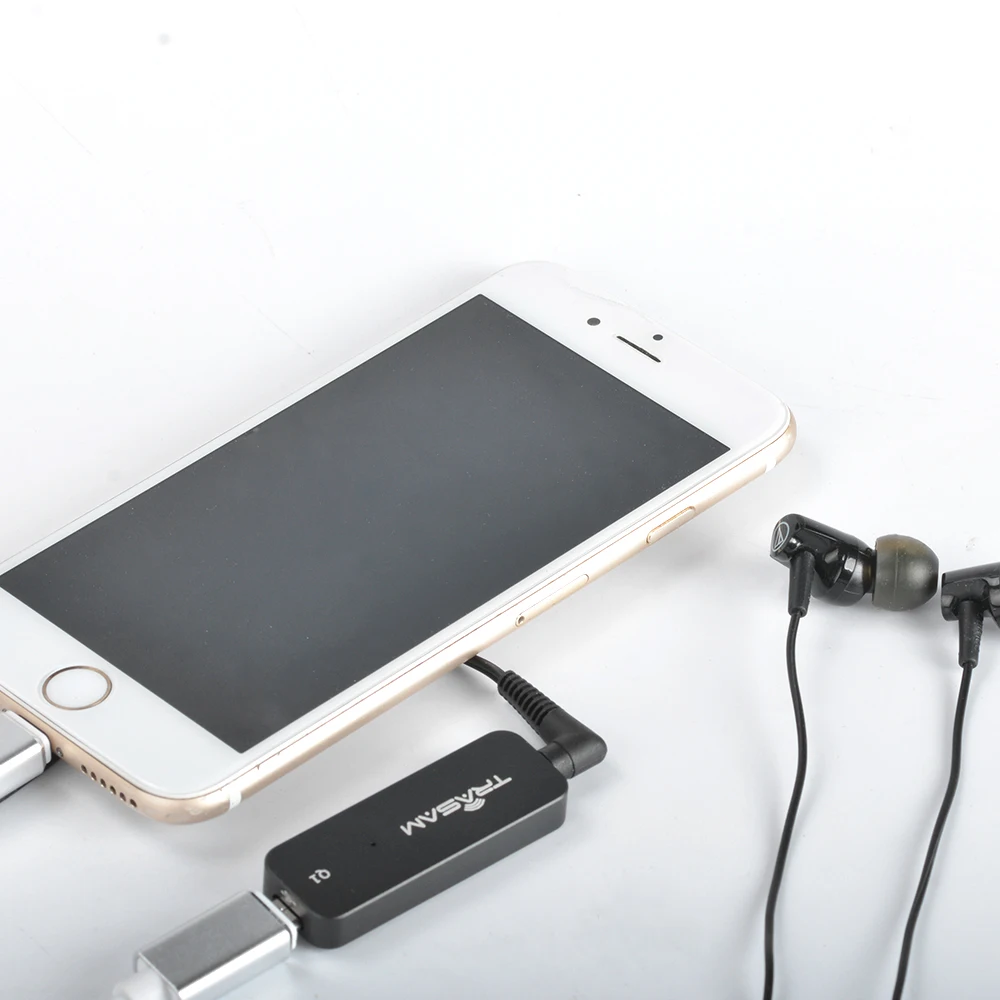 Портативный усилитель для наушников Q1 Hi Fi мини усилители 192 кГц с USB C на 3 5 мм ЦАП