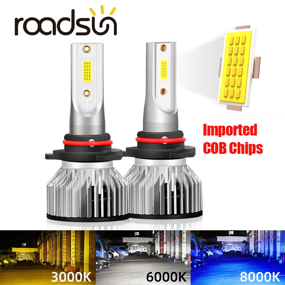 Infitary H4 H7 LED Car Headlight Bulb 30000LM CSP3570 H1 H3 H11 H13 H27 880  9005 HB3 9006 HB4 9007 Light for Vehicle Auto CANBUS
