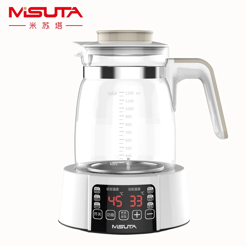 

220V Electric Kettle Baby Smart Milk Thermostat Constant Temperature Water Warmer Glass Electric Kettle