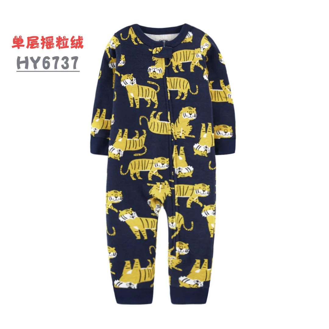 Baby Bodysuits medium Baby clothes boys pajamas outwear boy Camouflage zipper jumpsuit fleece winter pajamas warm baby girl romper newborn baby stuff Cute Infant Baby Girls Romper Baby Rompers