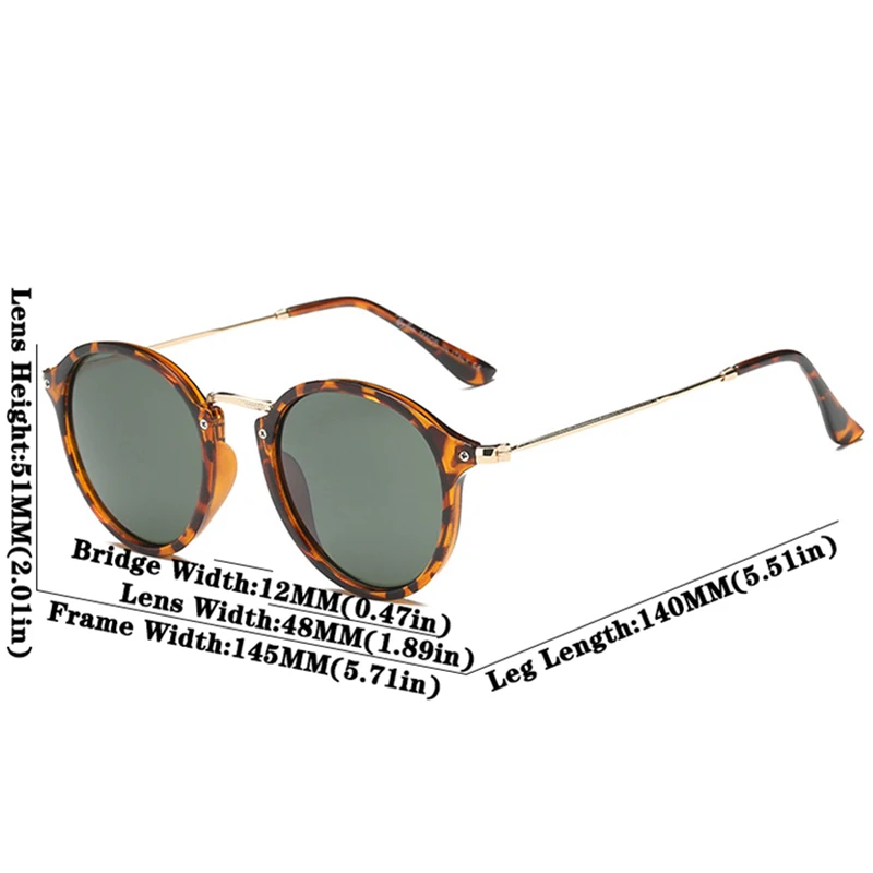 Round Metal Frame Mirror Sunglasses Women Men 2021 Retro Brand Designer Sunglasses Trending UV400 Wholesale