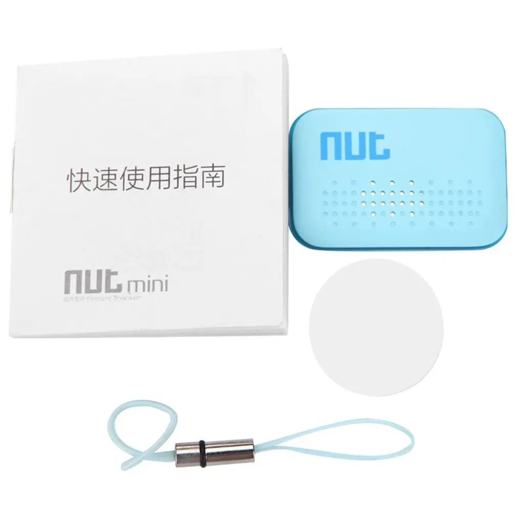 Синий Для NUT Mini F6 Смарт значок Bluetooth плитка трекер Key Finder локатор анти-потерянный нашли будильник для защиты безопасности - Цвет: Синий