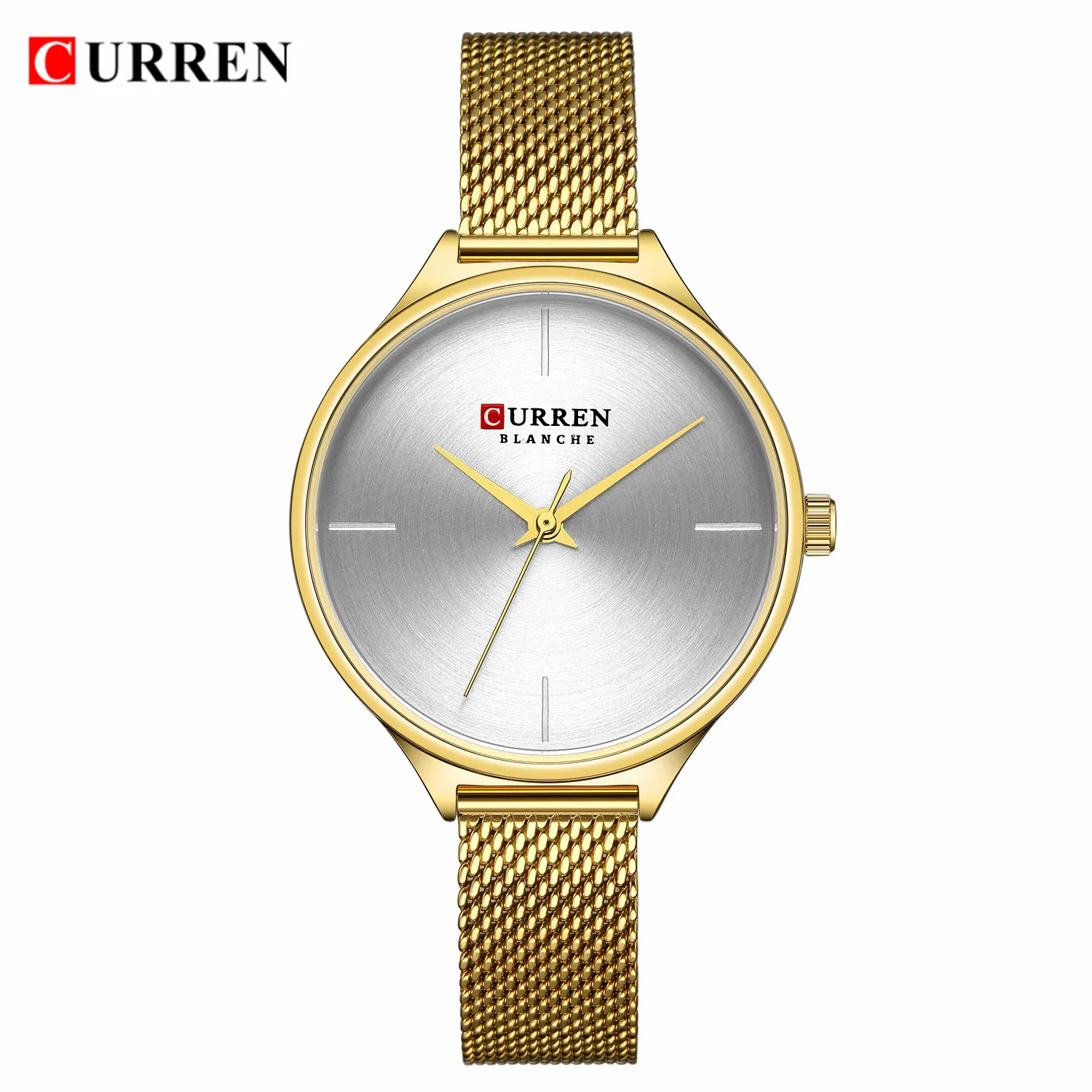 Новинка года; дизайнерские классические женские часы CURREN; серебристые женские часы; модные повседневные кварцевые часы из нержавеющей стали