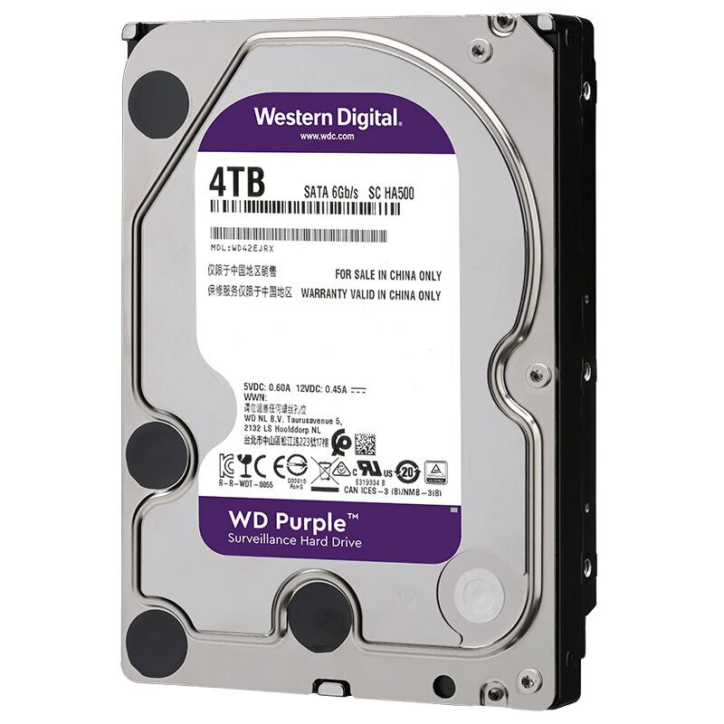 Western Digital HD Purple para PC, 1TB 2tb 3TB 4TB 6TB 8TB 10TB 12TB Sata 6.0 GB/s 3.5, original da wd