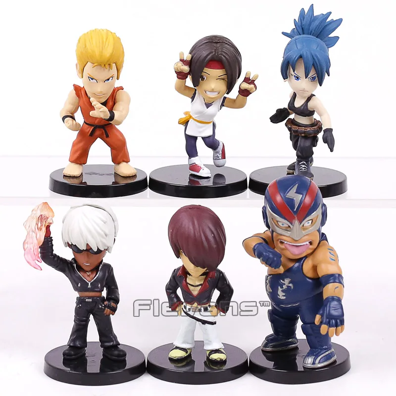 Игрушечные фигурки из ПВХ Король бойцов Leona Hei Юрий K Raiden Kyo эскизет Джо гигаси