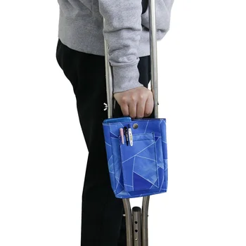 

Useful Walking Stick Hanging Bag Pouch Tote Broken Leg Medical Forearm For Phone Storage Pockets Ergonomic Crutch Accessory