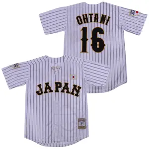 Возврат Jersey16 Shohei Ohtani Бейсбол Джерси Цвет белый Размеры S-XXXL вышивка Технология Бесплатная доставка - изображение