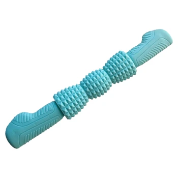 

Roller Massage Stick Three-Section Roller Massager Yoga Fitness Stick Manual Massage Brush