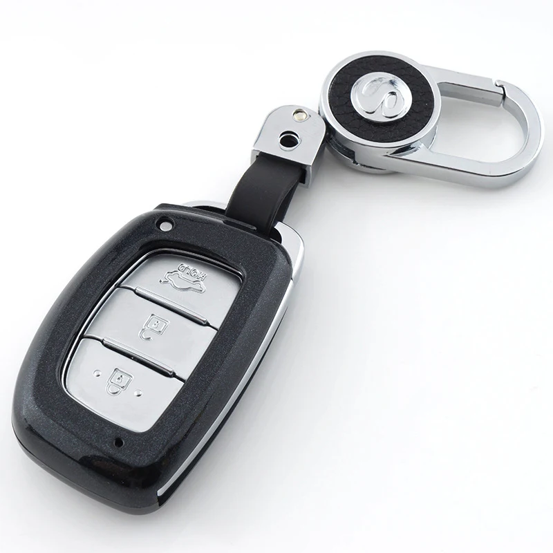 Чехол для ключей автомобиля для hyundai i10 i20 i30 IX25 IX35 IX45 Elantra Accent 3 кнопки Mistra hyundai Solaris ix35 ix45 Verna Santa paint