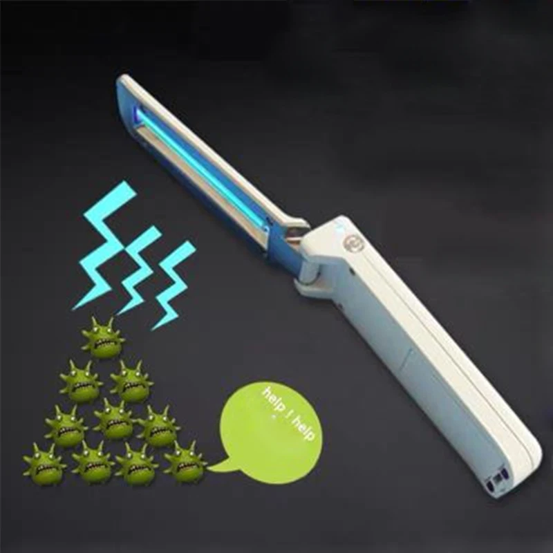 

UVC Portable ultraviolet germi cidal Ultraviolet Germicidal Disinfection UV Lamp Folding Home Travel Small sterilizer Light Lamp