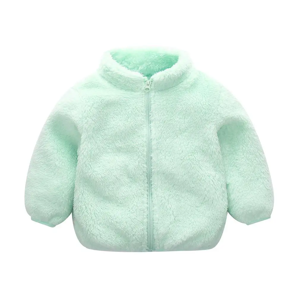  Toddler Kids Winter Coats Baby Girls Boys Cute Zipper Solid Thick Hooded Long Sleeve Coat Warm Outw