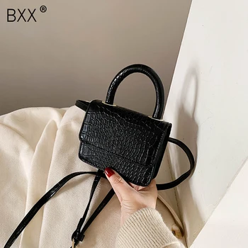 

[BXX] Mini PU Leather Crossbody Bags For Women 2020 Spring All-match Lady Fashion Shoulder Messenger Bag Female Handbags HJ893