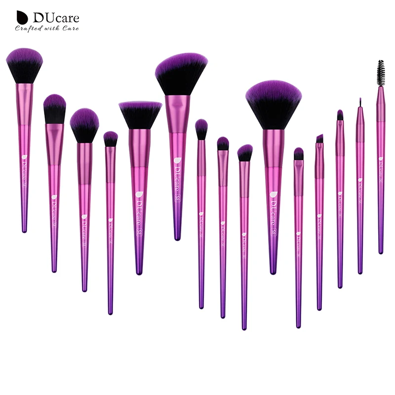 

DUcare Makeup Brushes 15PCS Professional brush set Eyeshadow Foundation Powder Brush Make Up Brushes Cosmetic Tools