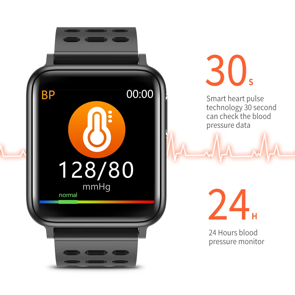 Смарт-браслет V5 с PPG ECG SPO2 пульсометр кровяное давление влагостойкие умные часы с ремешком Bluetooth умные часы