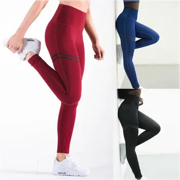 

2019 Women Sport Leggings High Waist Pencil Fitness Bodybuilding Leggings Running Gym Female Workout Sexy Leggings