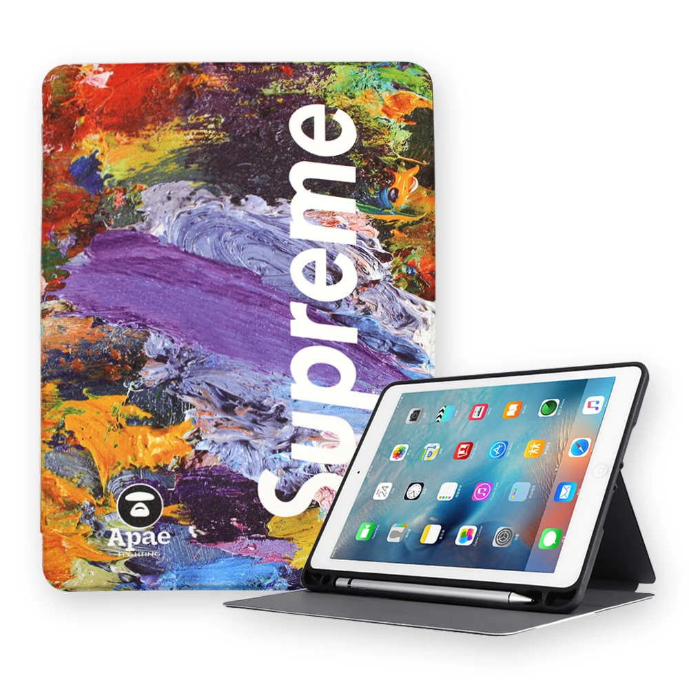 Pro10.5 Чехол для iPad 5/6 поколения, 9,7 дюйма, Air 1, Air 2, детский противоударный чехол для iPad Mini 5, 10,2 дюйма, Air 3, со слотом для ручки - Цвет: Pro10.5