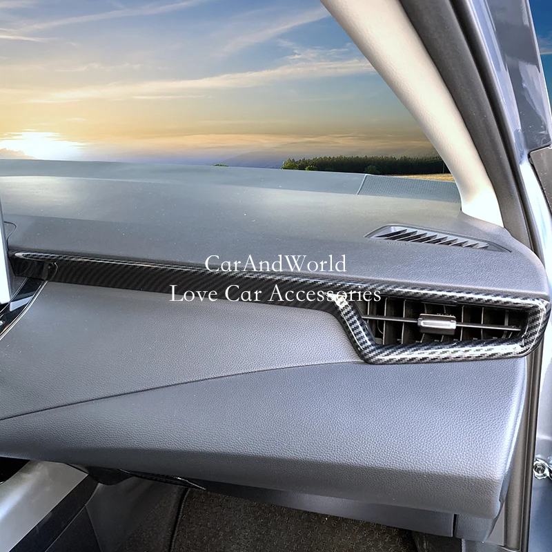 

Центральные контрольные полосы для Toyota Corolla E210 2019-2022, боковые вентиляционные решетки для кондиционирования воздуха, декоративные аксессуары для автомобилей
