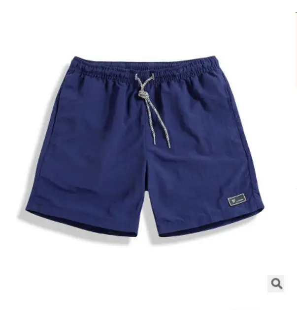 Navy Blue Модные свободные дикие VogueThin секции быстросохнущие дышащие пляжные брюки удобные спандекс мужские пляжные шорты хороший поп Vogue - Цвет: Navy Blue