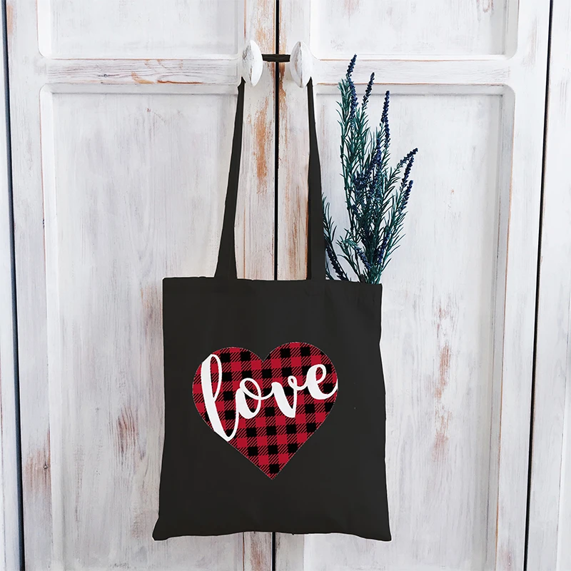 Love Heart красная клетчатая футболка Женские винтажные повседневные топы с принтом Рождество плюс женская уличная одежда 90s Графические футболки