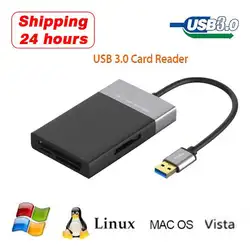 Мульти USB 3,0 к XQD CF TF кард-ридер SD кард-ридер для Micro SD TF USB OTG кардридер адаптер для ПК ноутбук для Mac