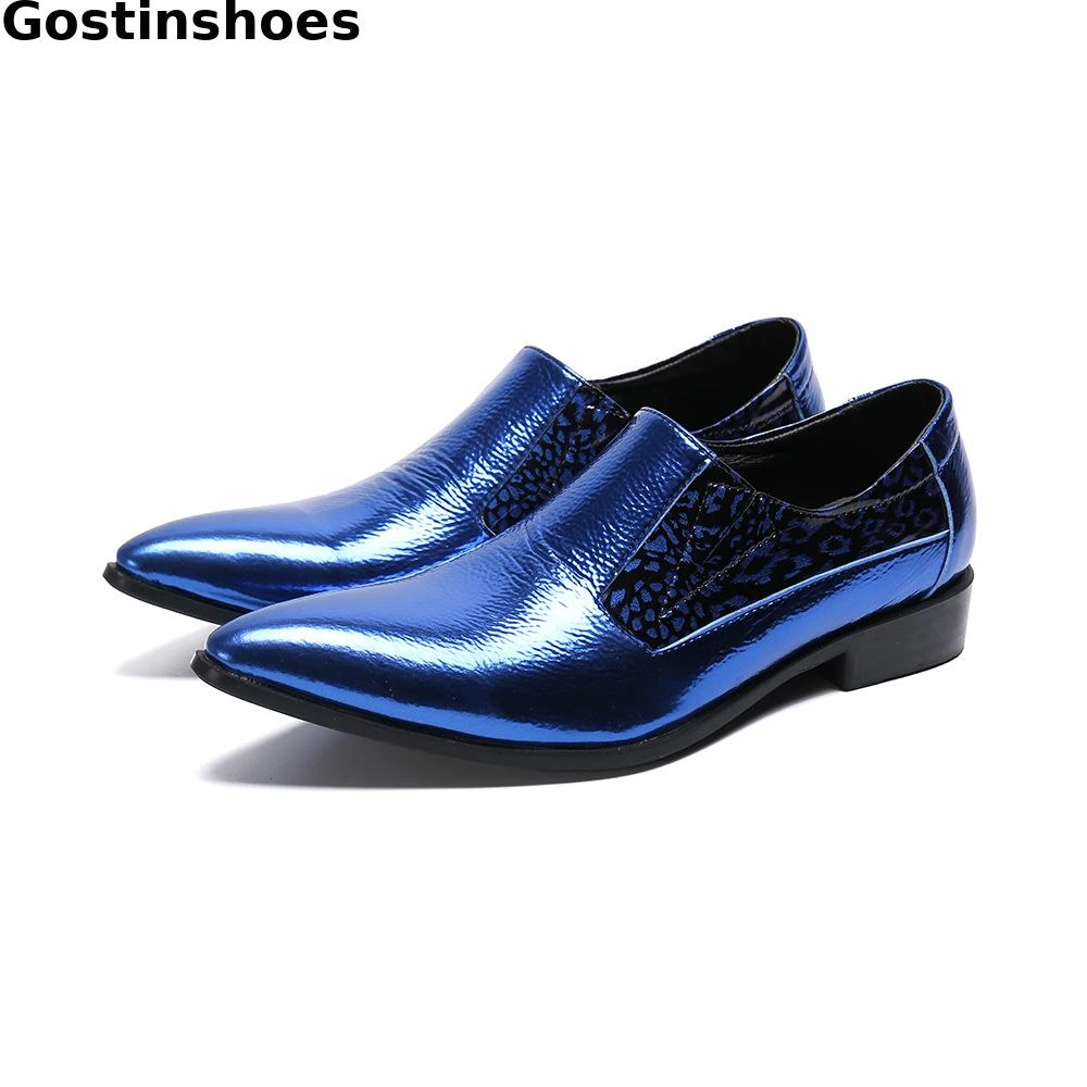 Lionel Green Street Antecedent Draaien Mode Blauwe Lederen Schoenen Mannen Leisure Toevallige Echt Leer Loafers  Puntschoen Slip Dagelijkse Slijtage Mannen Schoenen|Casual schoenen voor  Mannen| - AliExpress