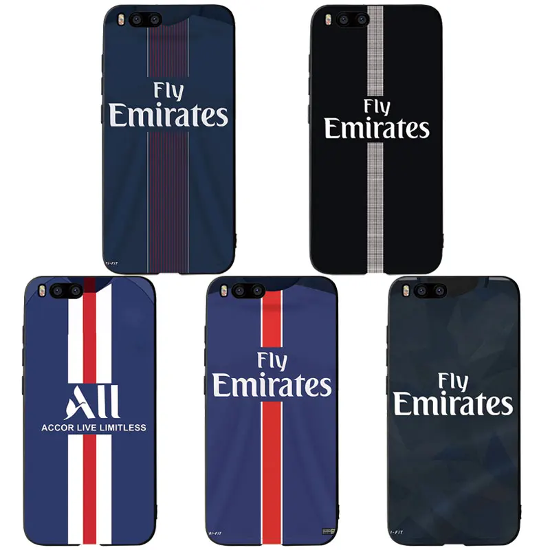 

MA Football PSG Jersey Style Soft Phone case cover For Xiaomi Redmi A1 A2 4X 5A 5 Plus 8 9 lite Note 4X Note 5A 6 7 Pro Case