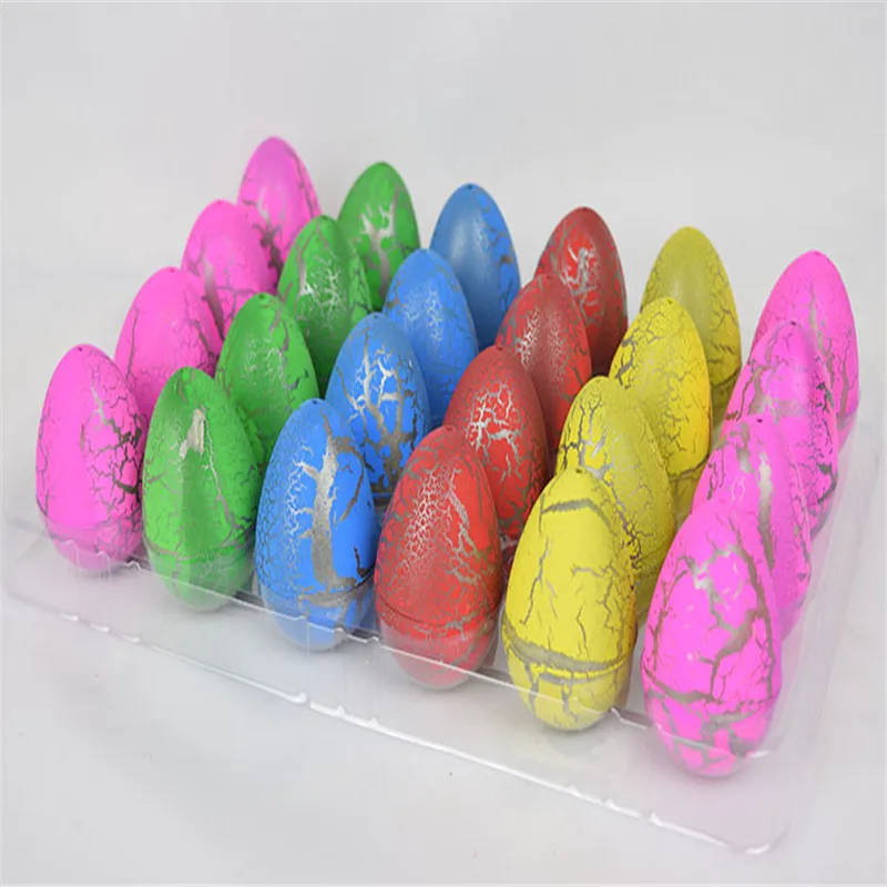 10 piezas lindo agua matimiento para incubar huevos de dinosaurio, huevos de dinosaurio novedad Gag juguetes para nivienos