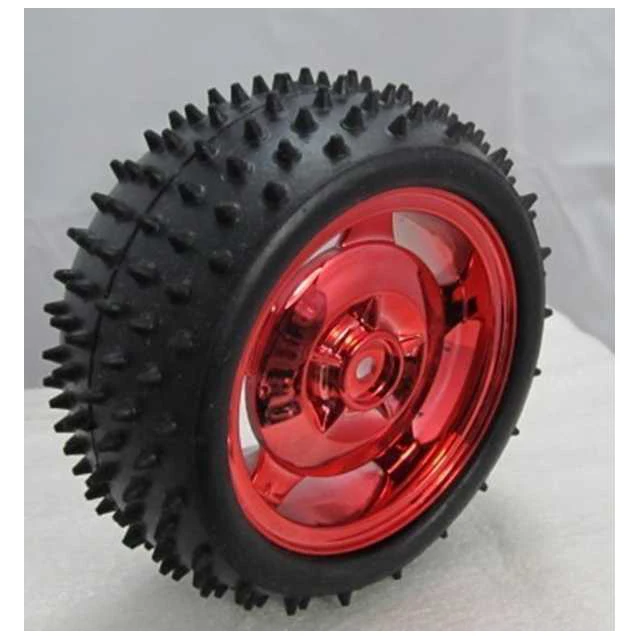 

A2-- 85MM Large Robot Smart Car Wheel for robot car 38MM Width Surface Red