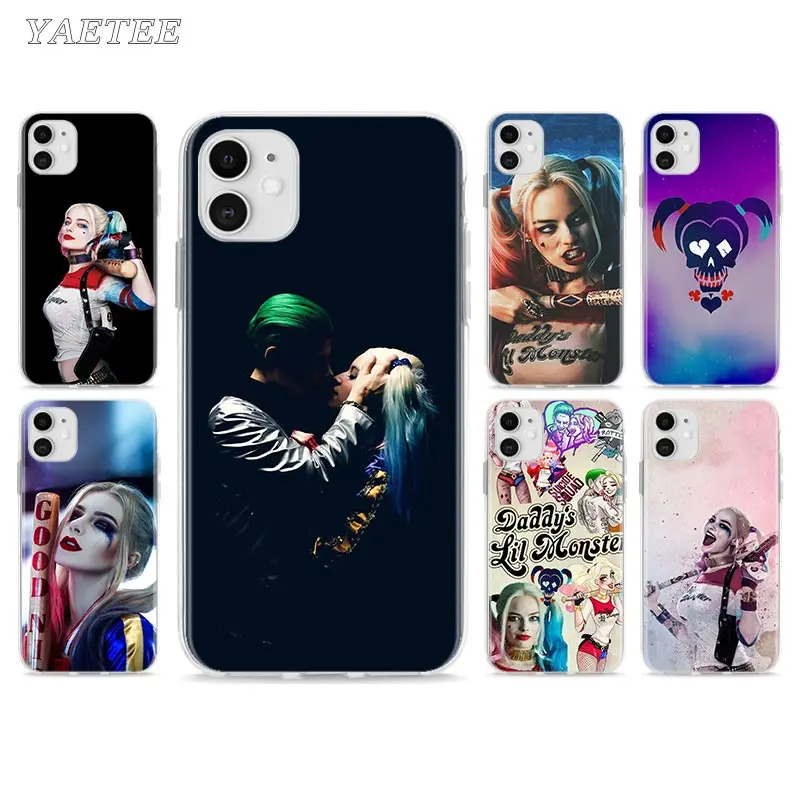 

Soft Phone Case For Apple iPhone 12 11 Pro Max SE 2020 X XS MAX XR 7 8 6S Plus Fundas Capa Back Cover Harley Quinn Coque