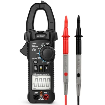 

MESTEK CM80 Digital Clamp Meter Multimeter Current Clamp Pincers AC/DC Voltage Resistance Tester Measuring Tools（without battery