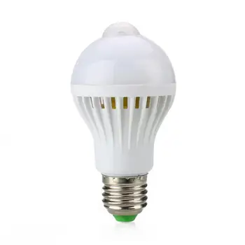 

5W E27 LED Bubble Bulb Infrared Sensor Light 85-265V Water Drop Bright