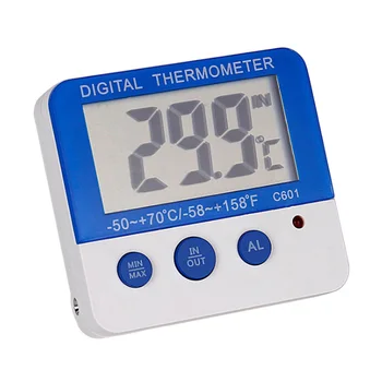 

Display Digital Alarm Thermometer with LED Indicator for Aquarium Fish Tank Reptile Terrarium Refrigerator